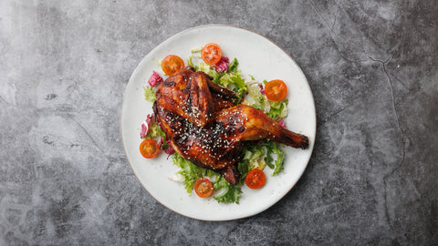 27. Grillet halv kylling i thailandsk stil