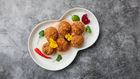 94. Rejer croquettes med chili mayo dip 6 stk